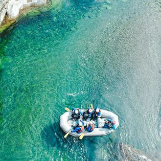 La splendida e accogliente sede di Sesia Rafting a Vocca