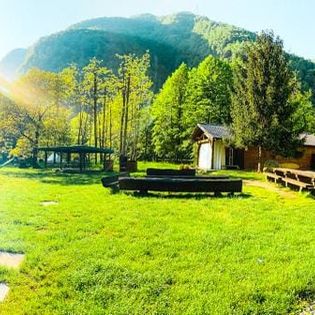 La splendida e accogliente sede di Sesia Rafting a Vocca