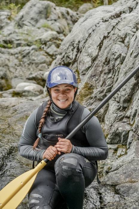 Elena Bragastini preparatrice atletica della squadra rafting disabili