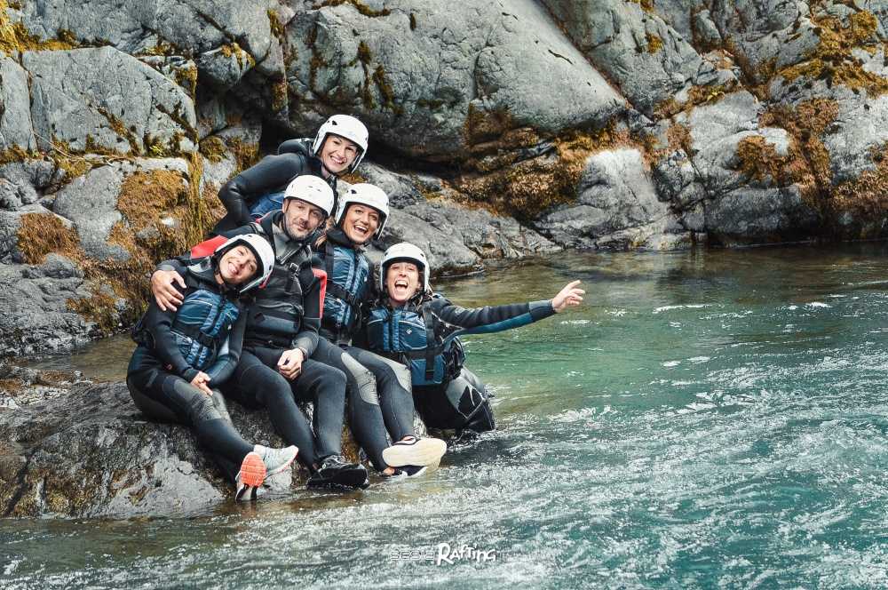 Canyoning dans les gorges de Sesia