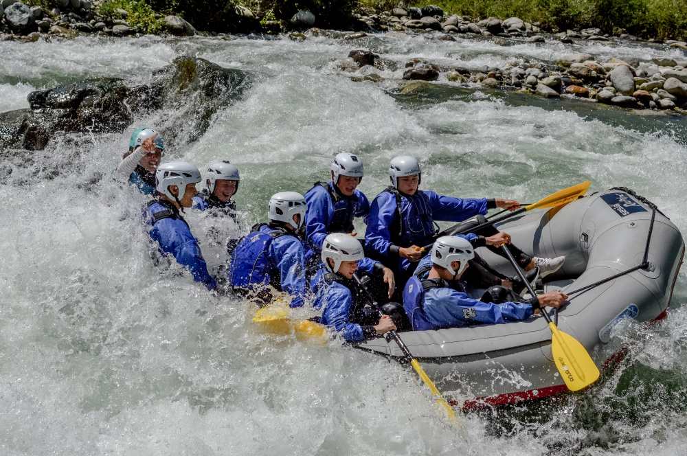 Rafting in Valsesia sul fiume Sesia tratto Classico con Sesia Rafting ASD