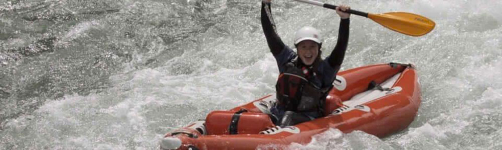 Sesia Rafting propone la discesa del Sesia con la canoa Gonfiabile