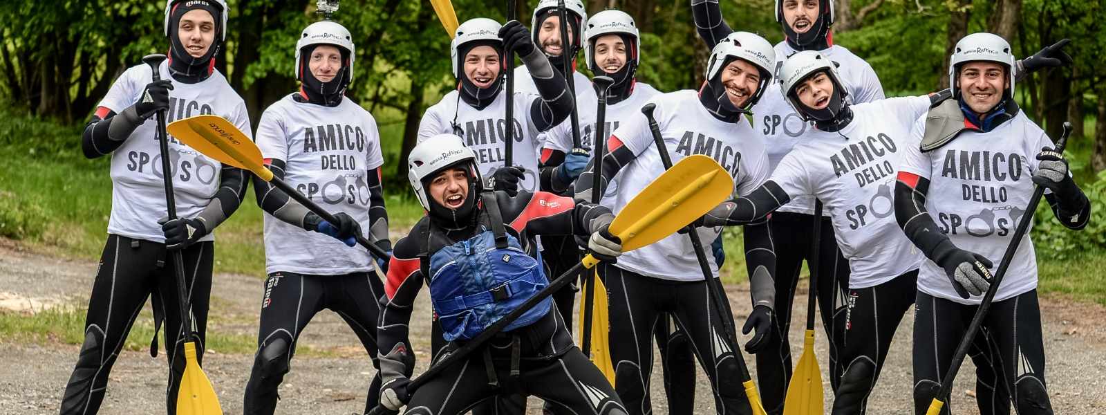 Gli Amici dello Sposo hanno scelto Sesia Rafting