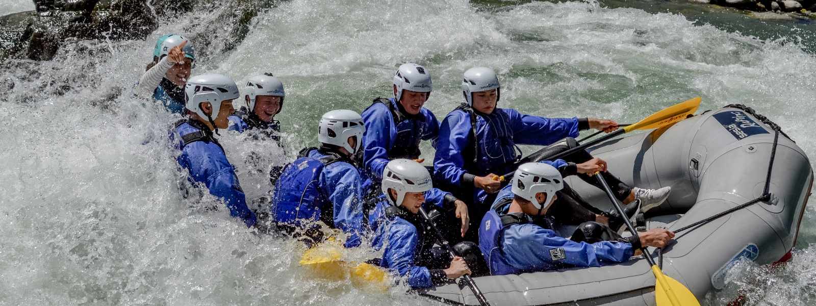 Rafting in Valsesia sul fiume Sesia tratto Classico con Sesia Rafting ASD