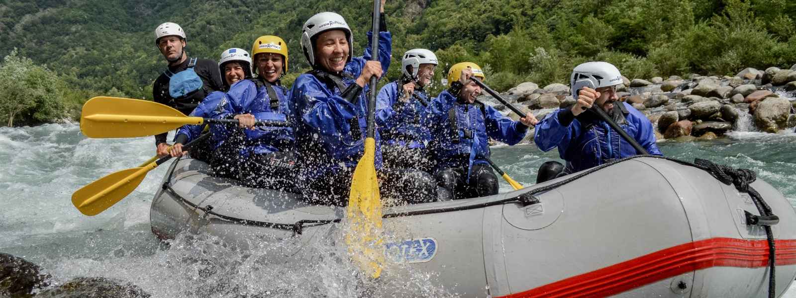 Rafting in Valsesia sul fiume Sesia tratto Classico con Sesia Rafting ASD