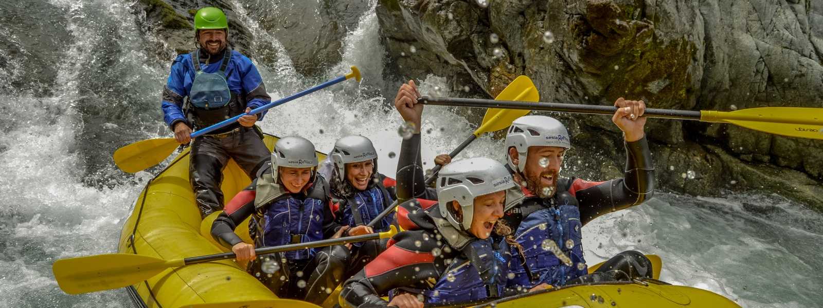 Rafting nelle Gole del Sesia con Sesia Rafting ASD