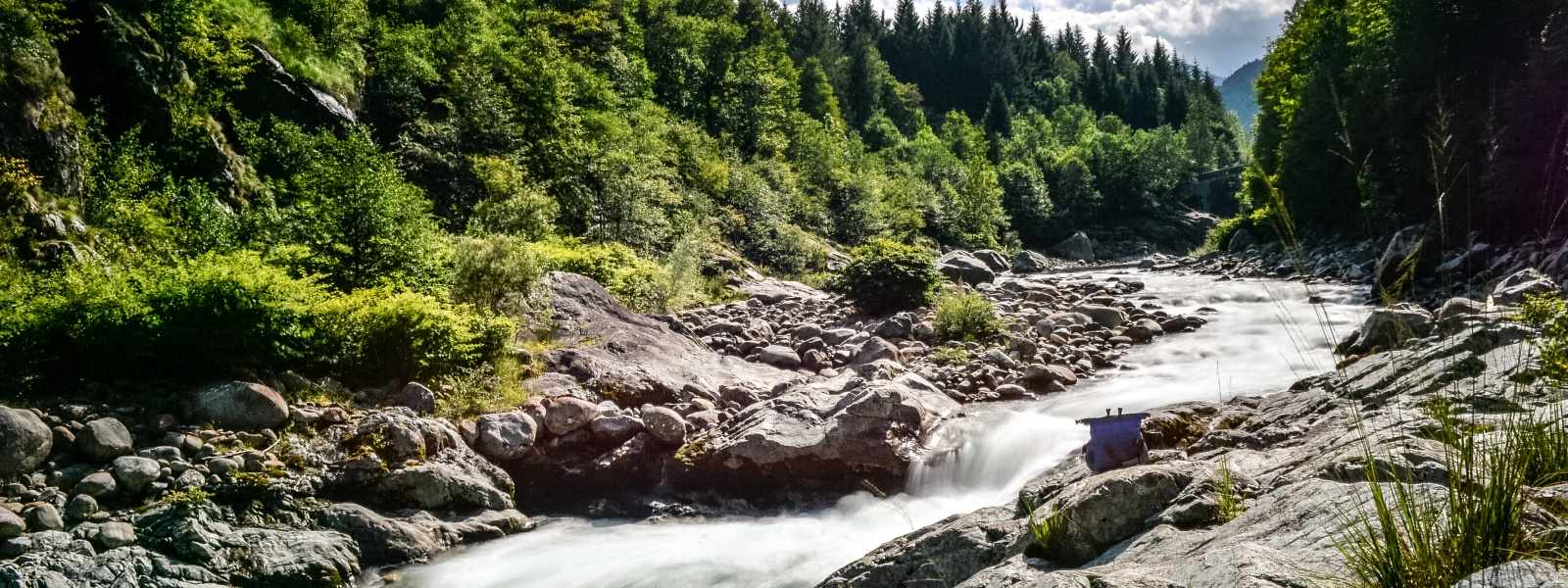 Rapida dell'imbuto in entrata delle Gole de Sesia-Valsesia, Piemonte