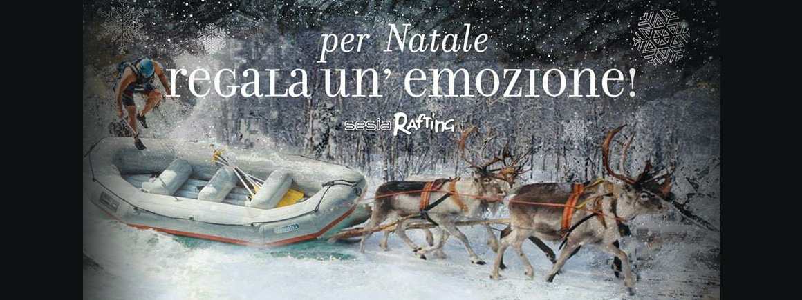 sesia rafting per natale regala un emozione