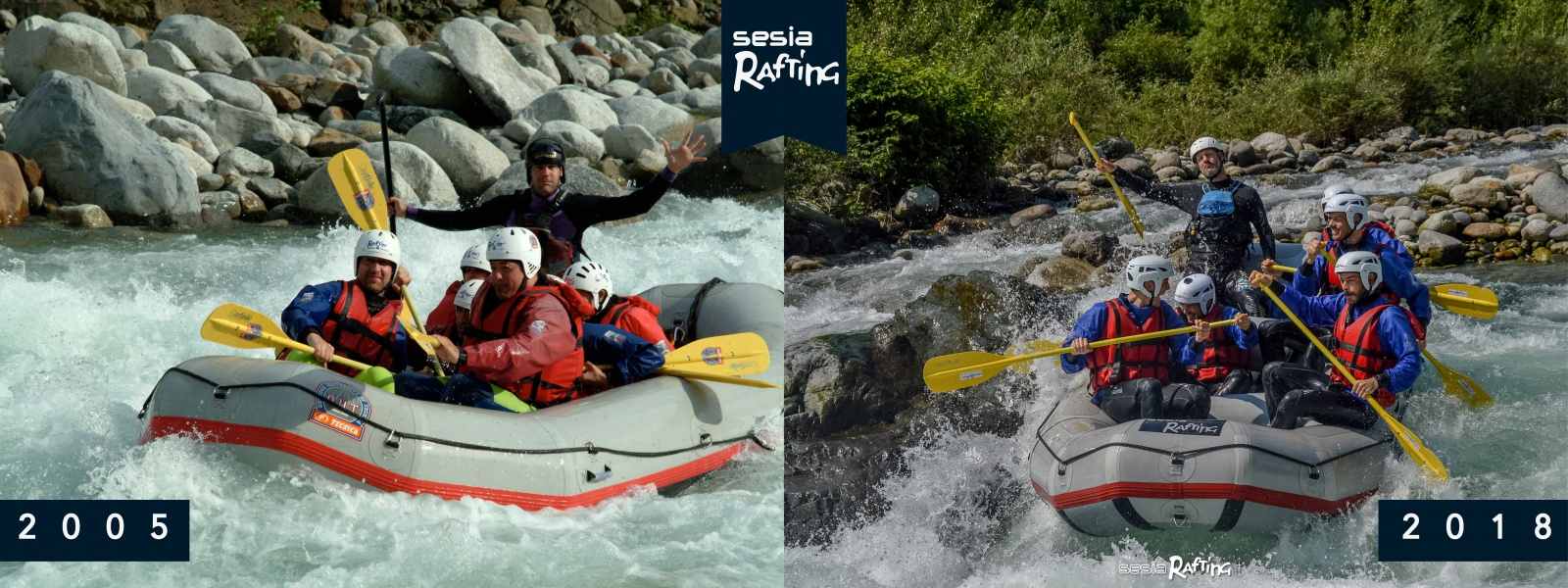 La storia di Sesia Rafting 2005-2018